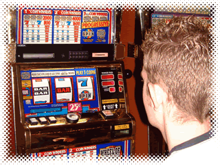 Ash on a Wheel of Fortune Slot Machine